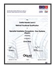 NVQ employee certificate